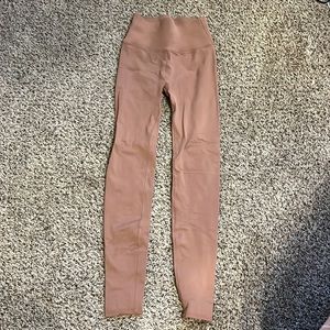 Fabletics Sculptknit Dusty Rose Colored Leggings